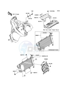 ER-6f EX650A8F GB XX (EU ME A(FRICA) drawing Radiator