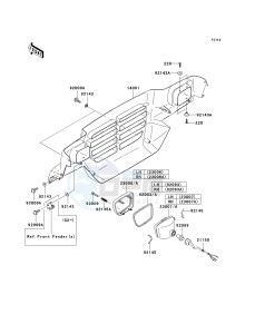 KAF620 G MULE 3000 (G1-G5) MULE 3000 drawing HEADLIGHT-- S- -