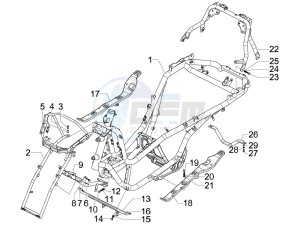 MP3 400 ie lt MP3 400 ie lt Sport drawing Frame bodywork