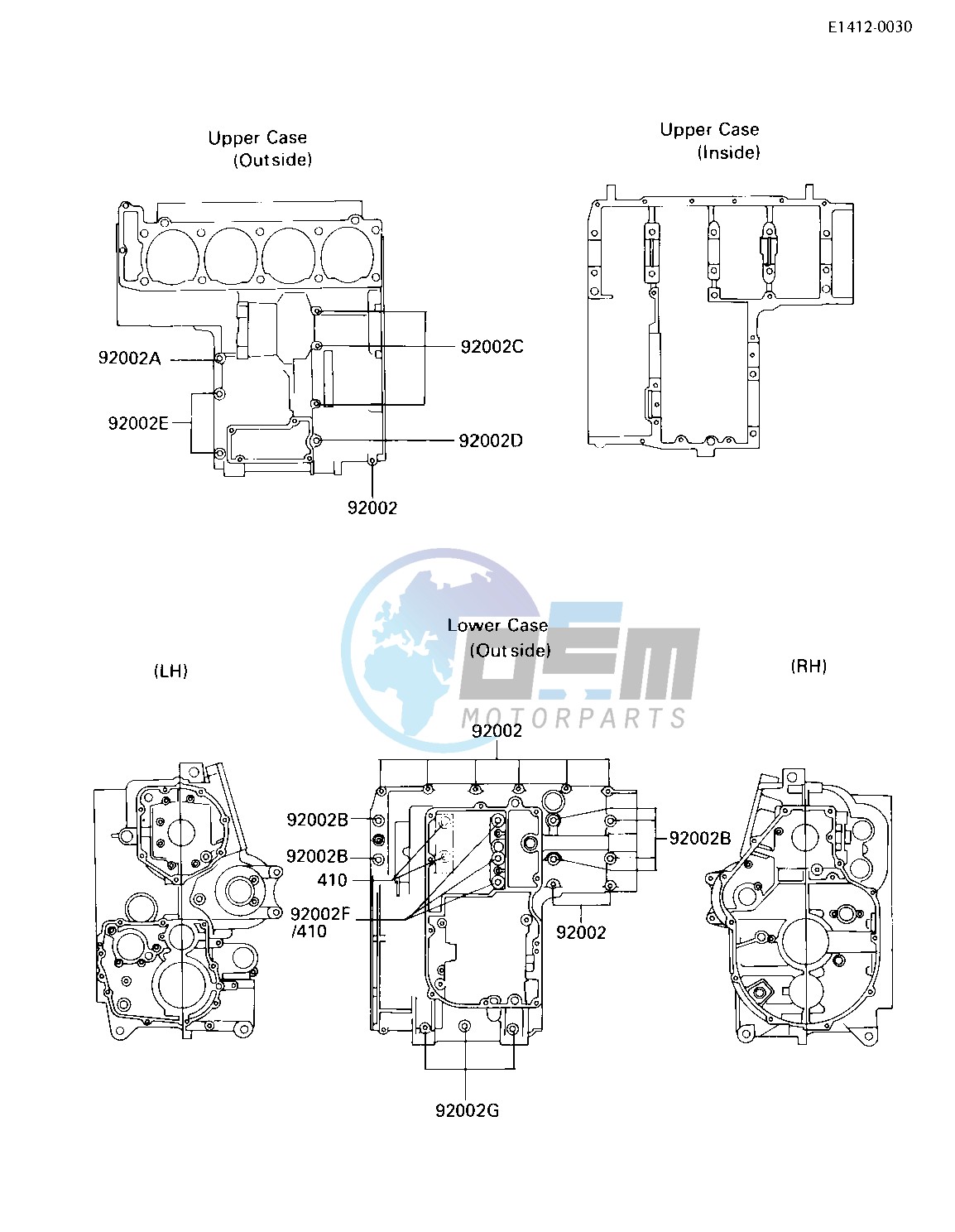 CRANKCASE BOLT PATTERN