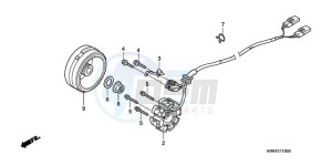 CRF250R9 Europe Direct - (ED / CMF) drawing GENERATOR