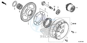 SXS700M4H Europe Direct - (ED) drawing STARTING GEAR