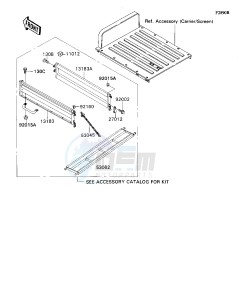 KAF 540 D [MULE 2020] (D1) [MULE 2020] drawing OPTIONAL PARTS-- ENGINE- -