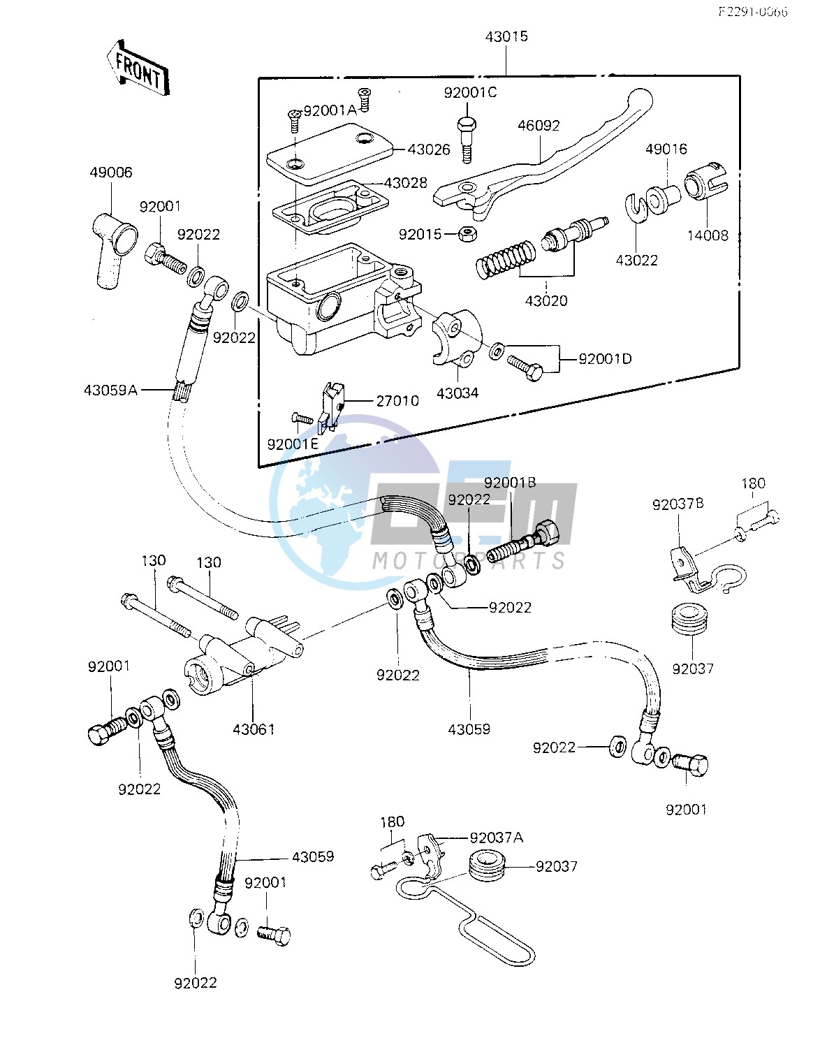 FRONT MASTER CYLINDER