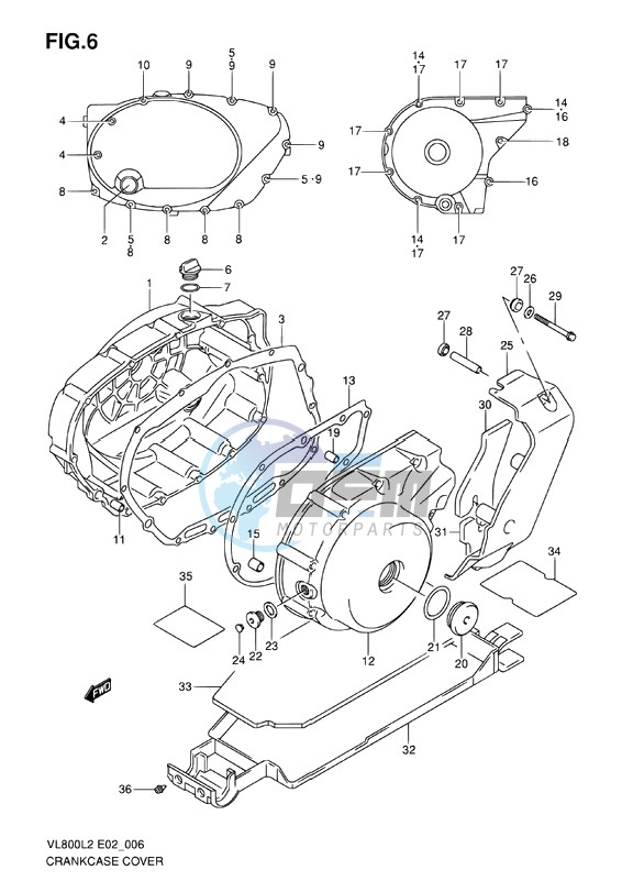 CRANKCASE COVER