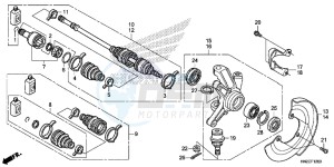 TRX500FAE TRX500FA Europe Direct - (ED) drawing KNUCKLE