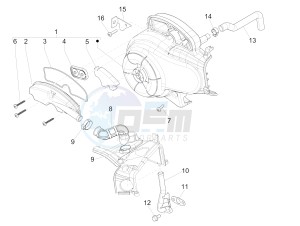 SPRINT 50 4T 4V NOABS E2 (EMEA) drawing Secondary air box