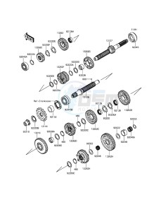 ZZR1400 ABS ZX1400FFFA FR GB XX (EU ME A(FRICA) drawing Transmission