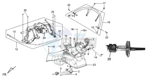 MIO 100 drawing FUEL TANK - FUEL CUT