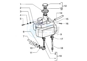 Zip 50 RST drawing Fuel Tank