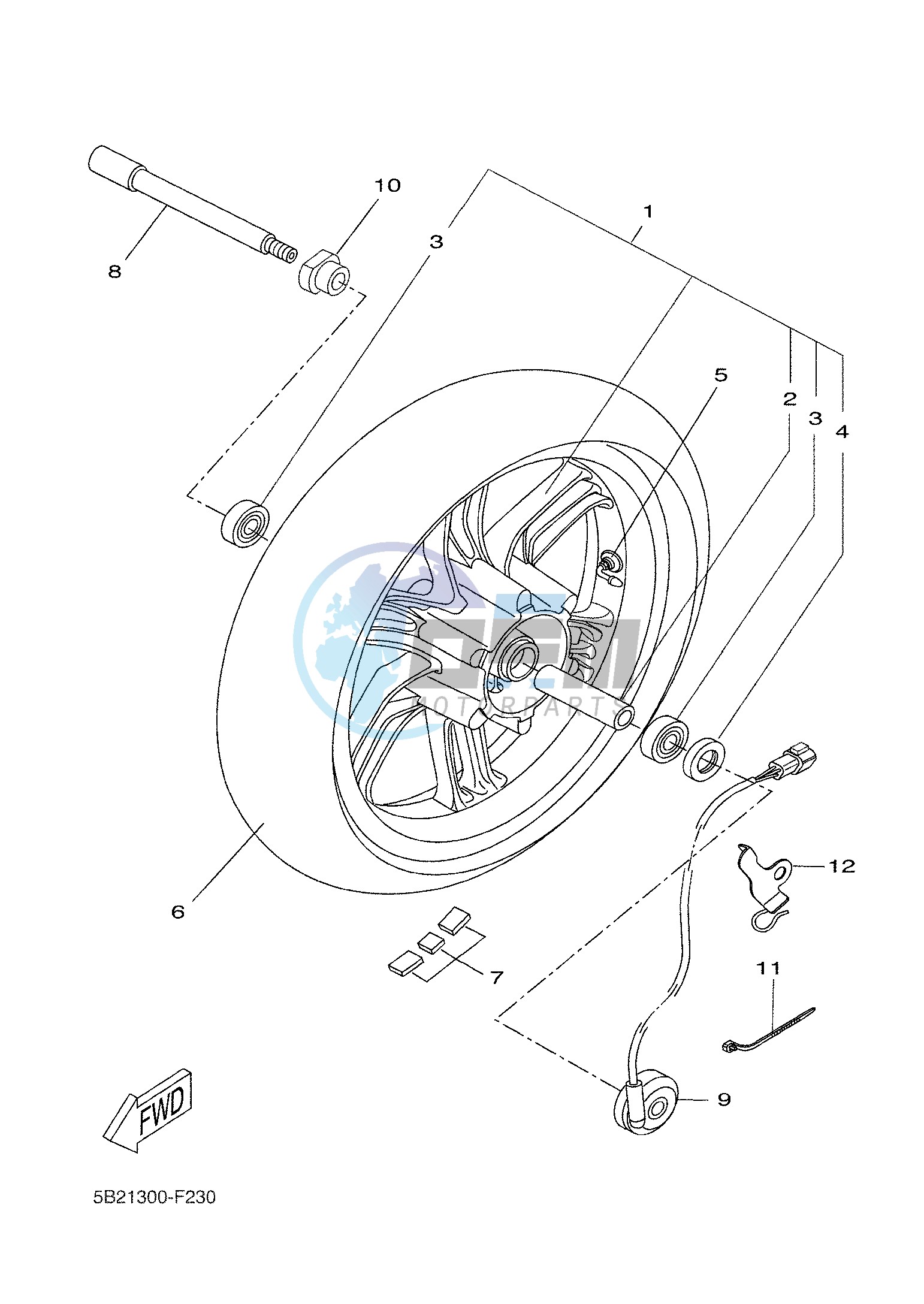 FRONT WHEEL