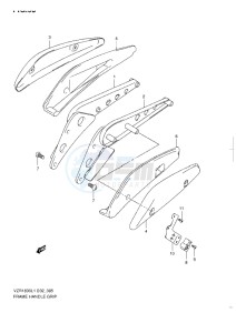 VZR 1800 Z drawing FRAME HANDLE GRIP