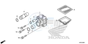 TRX420TE1F TRX420 Europe Direct - (ED) drawing OIL PUMP (TRX420FE1/FM1/FM2/TE1/TM1)