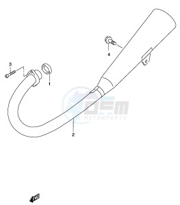 GZ125 (P4) drawing MUFFLER