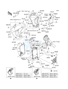 KL 650 E [KLR650] (E8F-E9F) E8F drawing RADIATOR