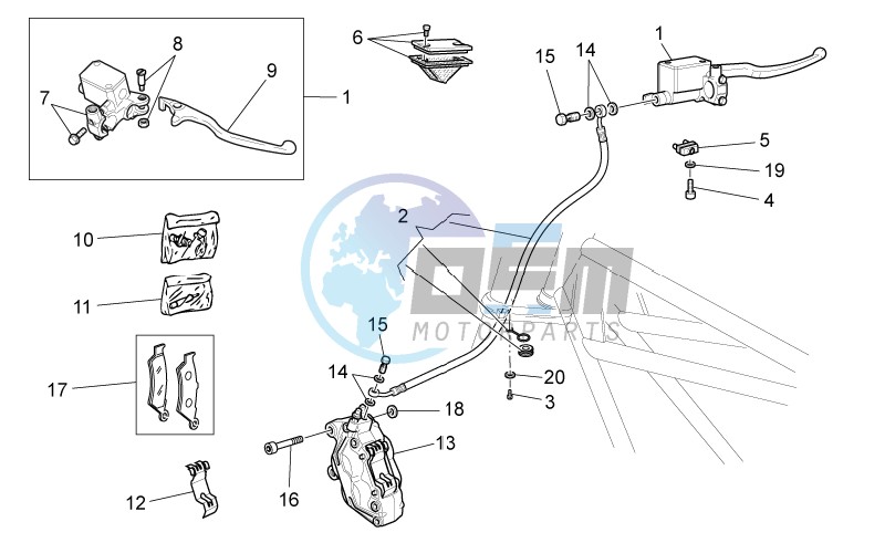 Front brake system