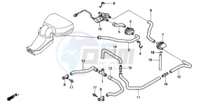 CBR600SE drawing SOLENOID VALVE (CBR600FS/3S/T/3T/SET)