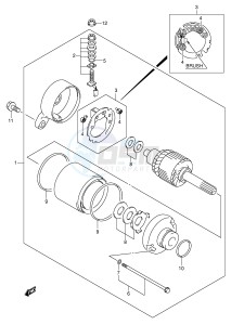 LT-Z250 (E19) drawing STARTING MOTOR