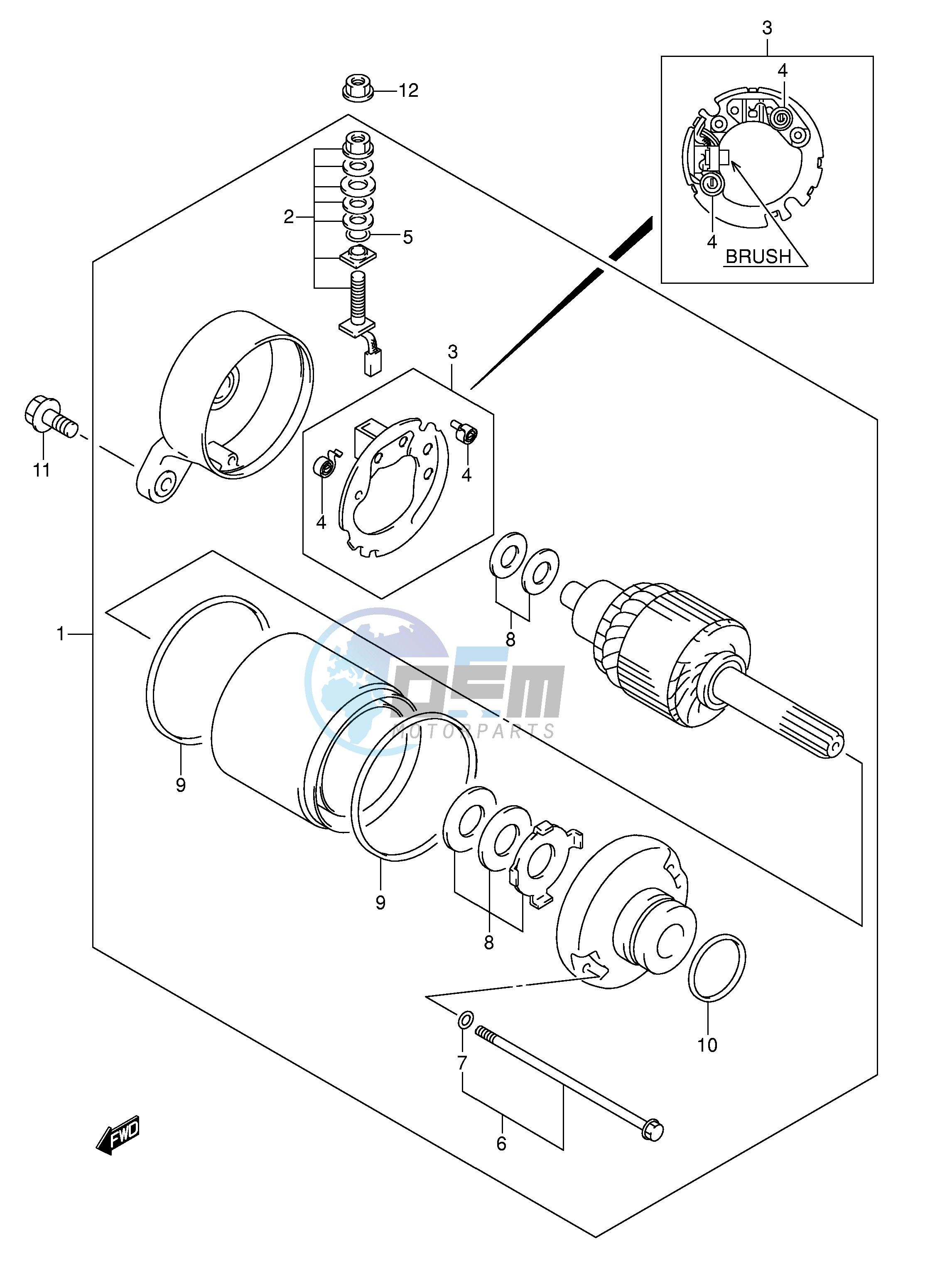 STARTING MOTOR