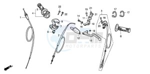 CR85R drawing SWITCH/CABLE