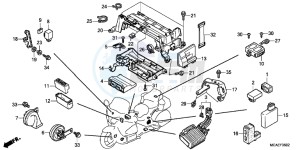 GL1800C drawing CONTROL UNIT (GL1800C/D/E/F/G)