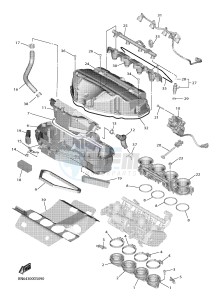 YZF-R6 YZF600 R6 (BN64) drawing INTAKE