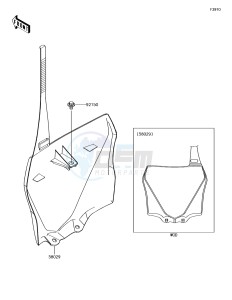 KX85-II KX85DEF EU drawing Accessory