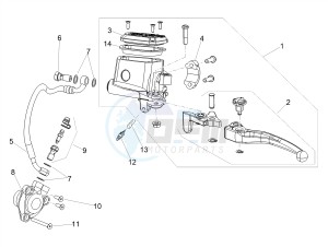 SHIVER 900 ABS (APAC) drawing Clutch control