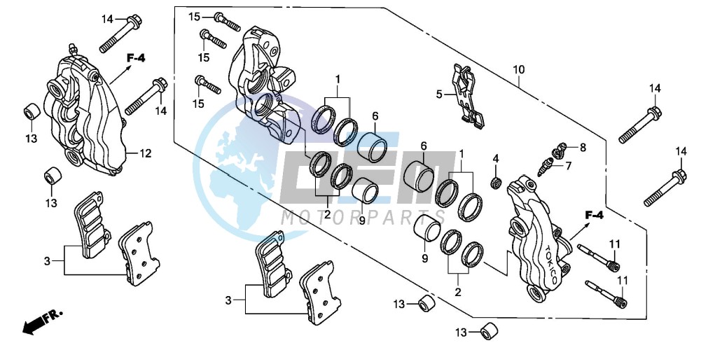 FRONT BRAKE CALIPER