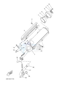 VP250 (5B2B 5B2B 5B2B 5B2B) drawing EXHAUST