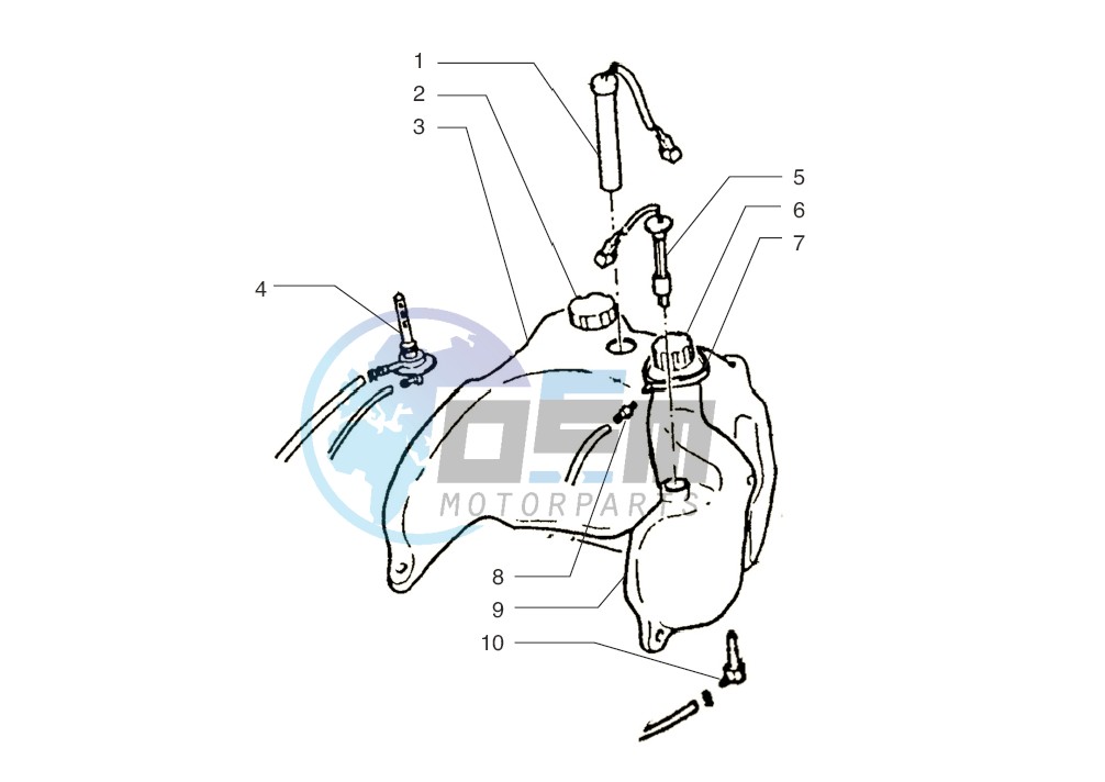 Fuel tank-Oil tank