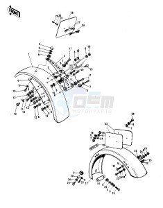 F81 M drawing FENDERS_NUMBER PLATES