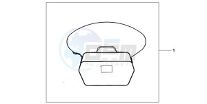 SH300AR9 UK - (E / ABS MKH SPC) drawing INNERBAG TOPBOX