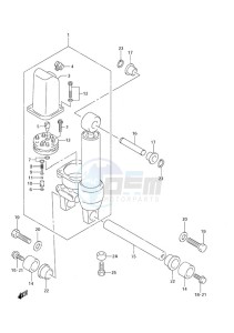 DF 25 drawing Power Tilt Remote Control w/Power Tilt