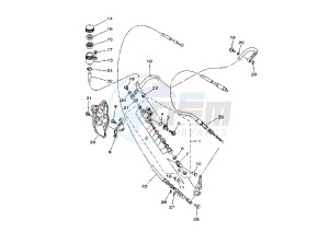 YFM FW KODIAK 400 drawing REAR MASTER CYLINDER