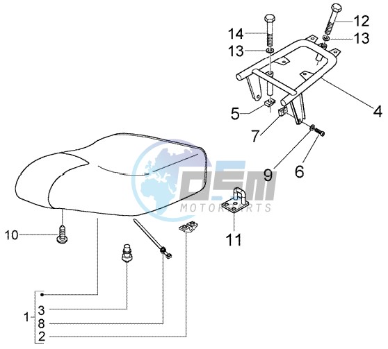 Saddle - Luggage carrier