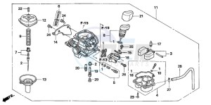 SCV100 LEAD drawing CARBURETOR