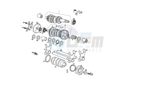 GPR NUDE - GPR NUDE TUNING - 50 CC drawing GEAR BOX