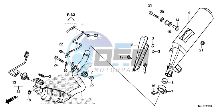 EXHAUST MUFFLER