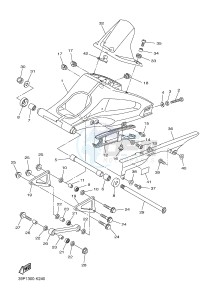 FZ8-S FZ8 FAZER 800 (42PA 42PE) drawing REAR ARM