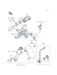 NINJA_250SL_ABS BX250BFSA XX (EU ME A(FRICA) drawing Meter(s)