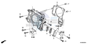 NSS300D Forza - NSS300D UK - (E) drawing CYLINDER/ REED VALVE