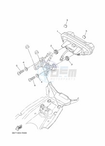 MT-10 MTN1000 (B67J) drawing TAILLIGHT