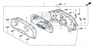 FJS600D 400 SILVER WING drawing SPEEDOMETER