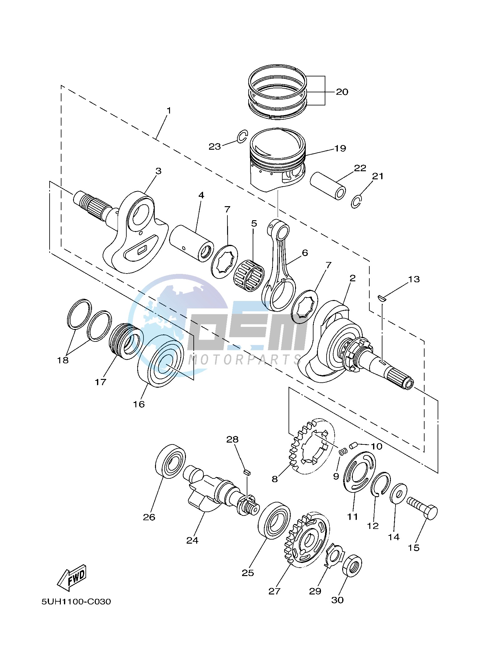 CRANKSHAFT & PISTON