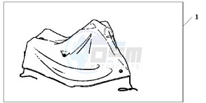 SH125D SH125i UK - (E) drawing BODY COVER XL HONDA LOGO