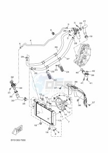 CZD250-A  (B8Y4) drawing RADIATOR & HOSE