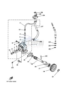 DT125 (3TTV) drawing OIL PUMP