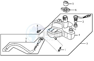 JET EURO X 50 E2 drawing OIL TANK