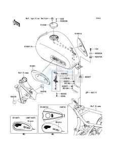 W800 EJ800ACFA GB XX (EU ME A(FRICA) drawing Fuel Tank